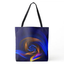 Forme de tourbillon Abstrait Bleu orange