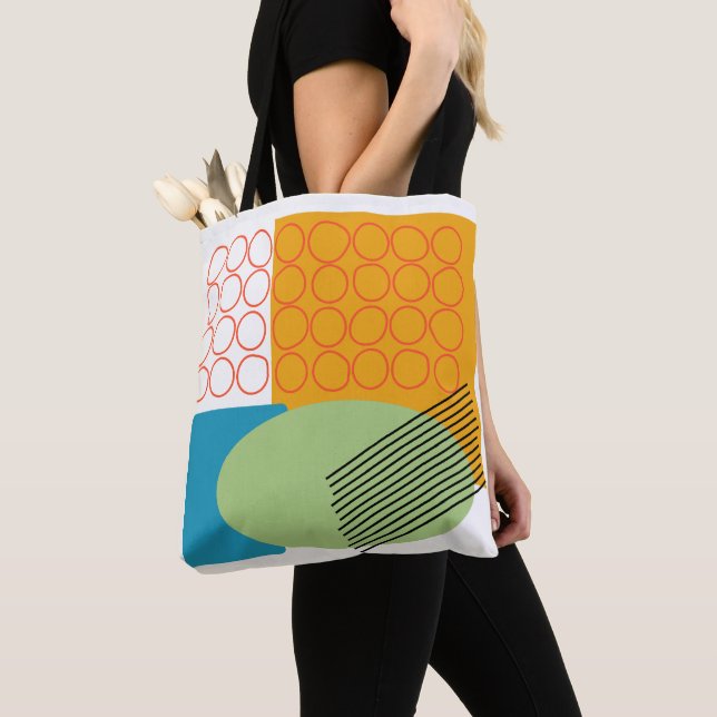 Tote Bag Formes Abstraites (De près)