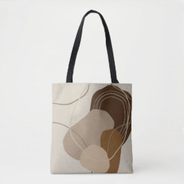 Tote Bag Formes Abstraites en terre cuite