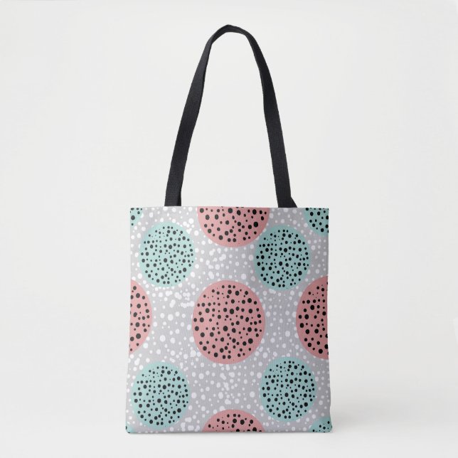 Tote Bag Formes d'art Abstrait design et moderne (Devant)