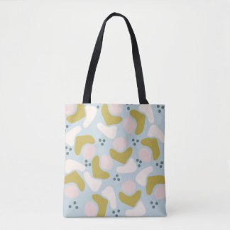 Tote Bag Formes et points pastel