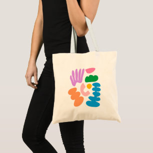 Tote Bag Formes géométriques Abstraites colorées Art