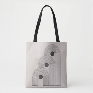 Tote Bag formes géométriques Abstraites du milieu du siècle
