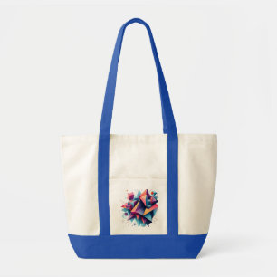 Tote Bag Formes géométriques Abstraites futuristes avec Gra