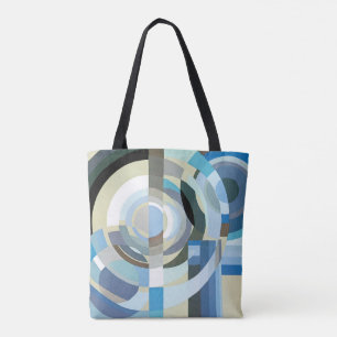 Tote Bag Formes géométriques Jazz Pochoir Art Déco Vintage