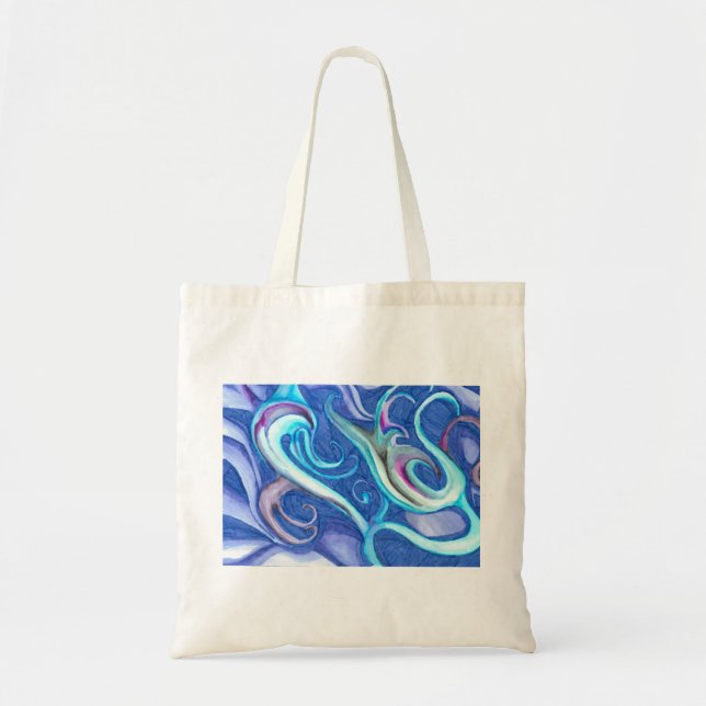 Tote Bag Formes mystérieuses nageant dans l'eau (Devant)
