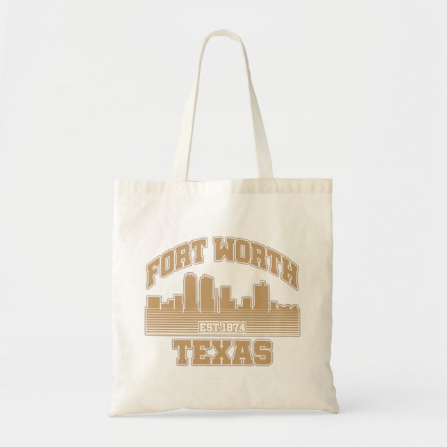 Tote Bag Fort Worth, Texas (Devant)