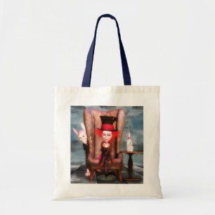 Tote Bag Fou en tant que concepteur Alice de chapelier dans