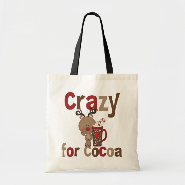Tote Bag Fou pour le cacao (Devant)