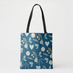 Tote Bag Fournitures de tricot Monogramme brodé