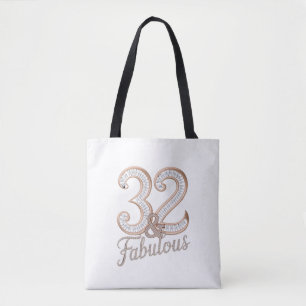 Tote Bag Fourre-tout - 32 & Fabuleux
