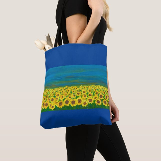 Tote Bag Fourre-tout à l'épaule d'une Ukraine pacifique (De près)