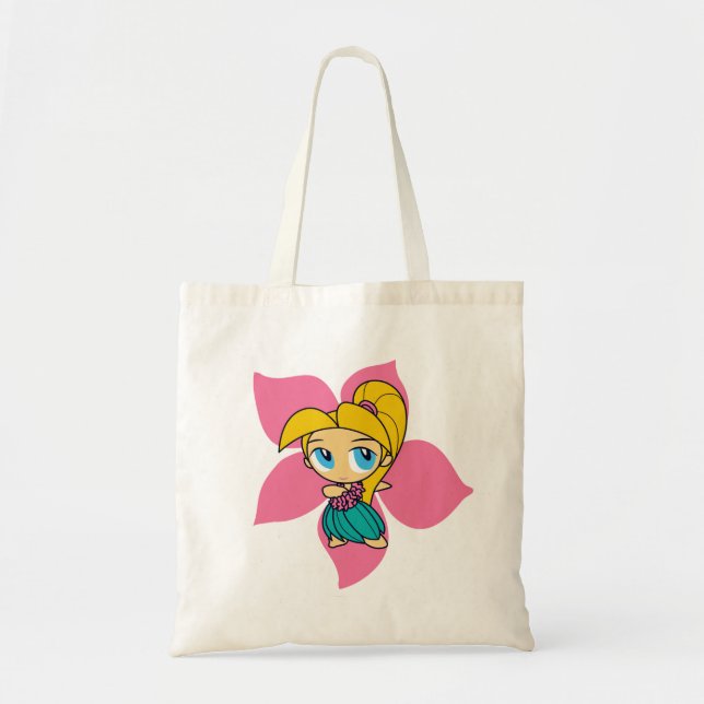 Tote Bag fourre-tout "Aloha Honeys" dans Natl/ Rose (Devant)