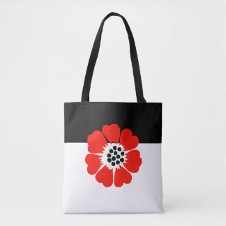 Tote Bag Fourre-tout au design moderne de Poppy