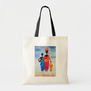 Tote Bag Fourre-tout avec la famille africaine
