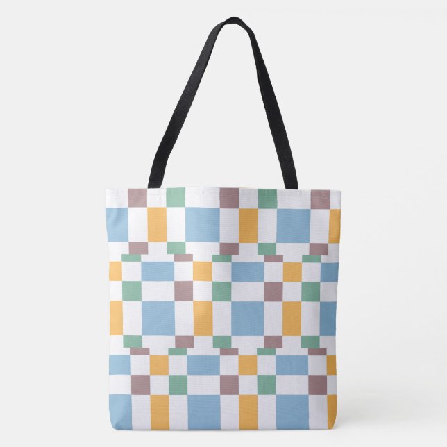 Tote Bag Fourre-tout Checkerboard (Devant)