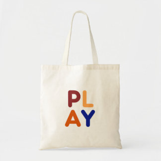 Tote Bag Fourre-tout coloré Jouer dans des couleurs d'autom