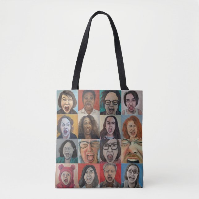 Tote Bag fourre-tout de cri (Devant)
