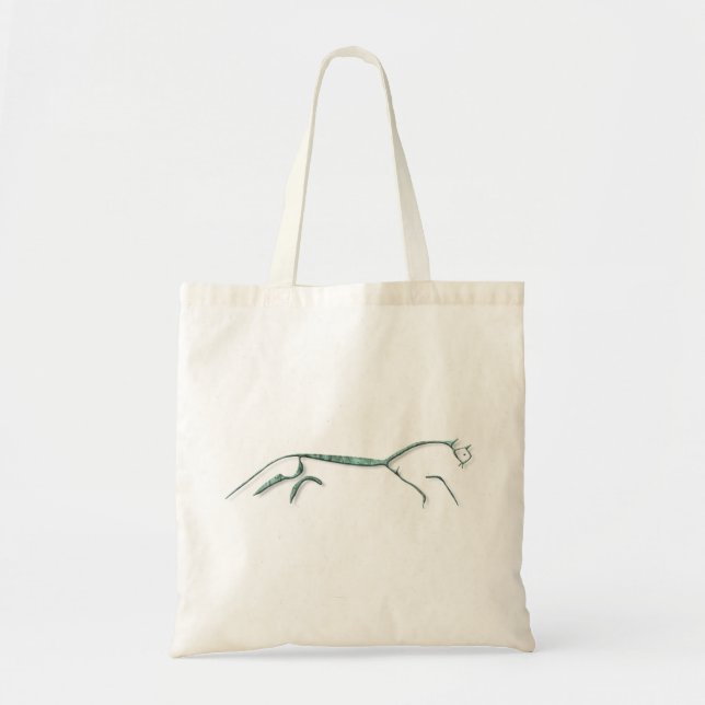 Tote Bag Fourre-tout de cuivre de cheval Uffington (Devant)