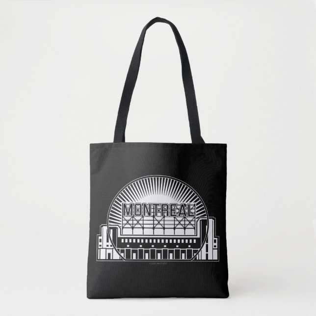 Tote Bag Fourre-tout de Montréal (Devant)