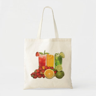 Tote Bag Fourre-tout de Noël avec boissons festives