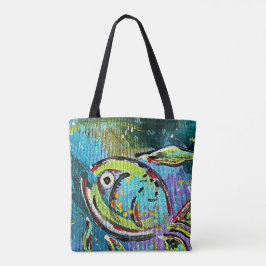 Tote Bag Fourre-tout de poisson Abstrait