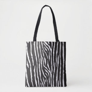 Tote Bag Fourre-tout de Poster de animal noir/blanc