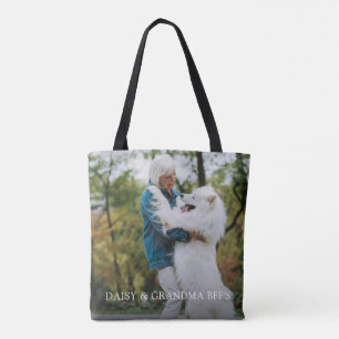 Tote Bag Fourre-tout double face photo personnalisée