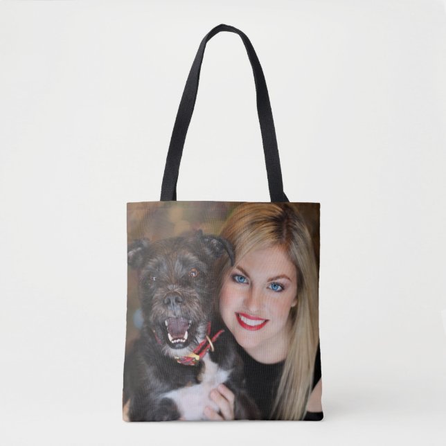 Tote Bag Fourre-tout double face photo personnalisée (Devant)