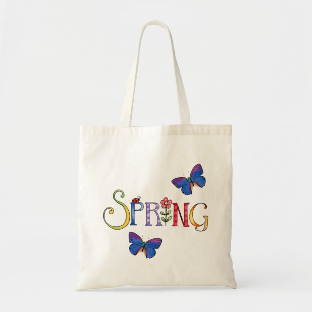 Tote Bag Fourre-tout du printemps (Devant)