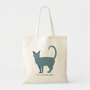 Tote Bag Fourre-tout du shopping bleu russe