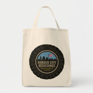 Tote Bag Fourre-tout en coton avec logo de résistance en ca
