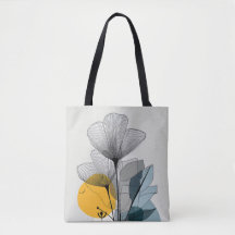 Fourre-tout en fleur linéaire