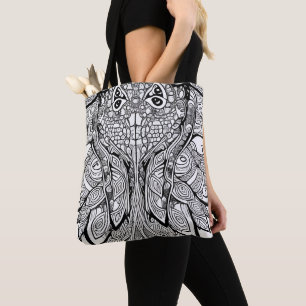 Tote Bag Fourre-tout face calmar