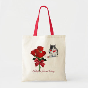Tote Bag fourre-tout :  Felix, le chat, la Saint-Valentin