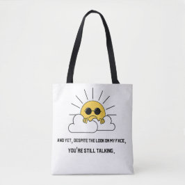 Tote Bag Fourre-tout grincheux