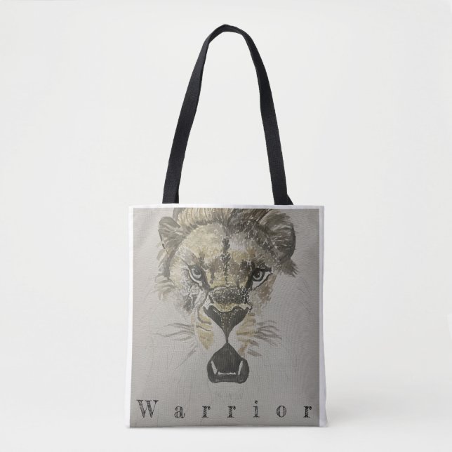 Tote Bag Fourre-tout guerrier (Devant)