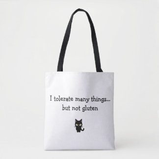 Tote Bag Fourre-tout - "Je tolère beaucoup de choses...mais