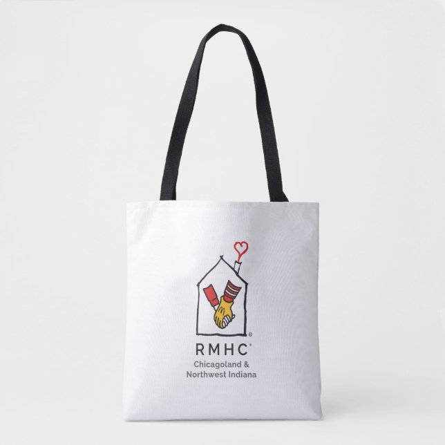 Tote Bag Fourre-tout marqué par RMHC-CNI (Devant)