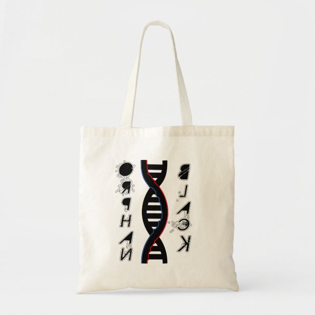 Tote Bag Fourre-tout noir orphelin (Devant)