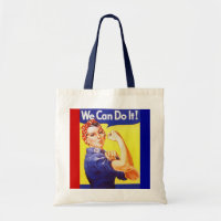 Fourre-tout "nous pouvons le faire !" Slogan Rosie