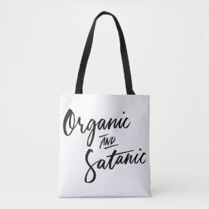 Tote Bag Fourre-tout organique et satanique