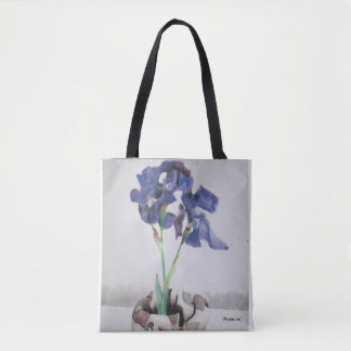 Tote Bag Fourre-tout, partout avec "l'iris pourpre" par