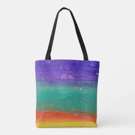 Tote Bag Fourre-tout - Peinture au coucher du soleil