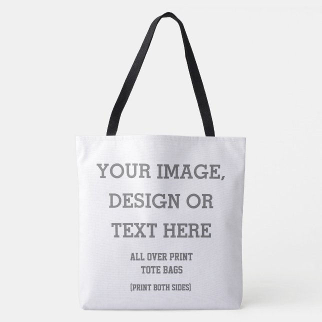 Tote Bag Fourre-tout personnalisée sur toute impression - C (Devant)