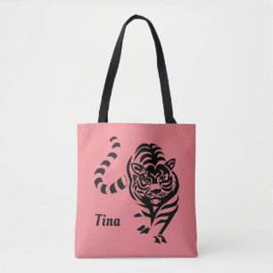 Tote Bag Fourre-tout personnalisée Tiger
