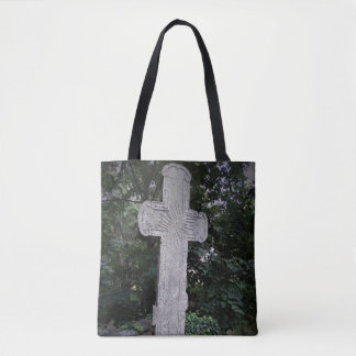 Tote Bag Fourre-tout photo de la Croix de Pierre antique