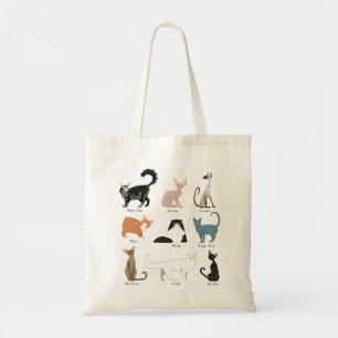 Tote Bag Fourre-tout populaire des races de chats