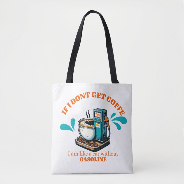 Tote Bag Fourre-tout pour les amateurs de café (Devant)