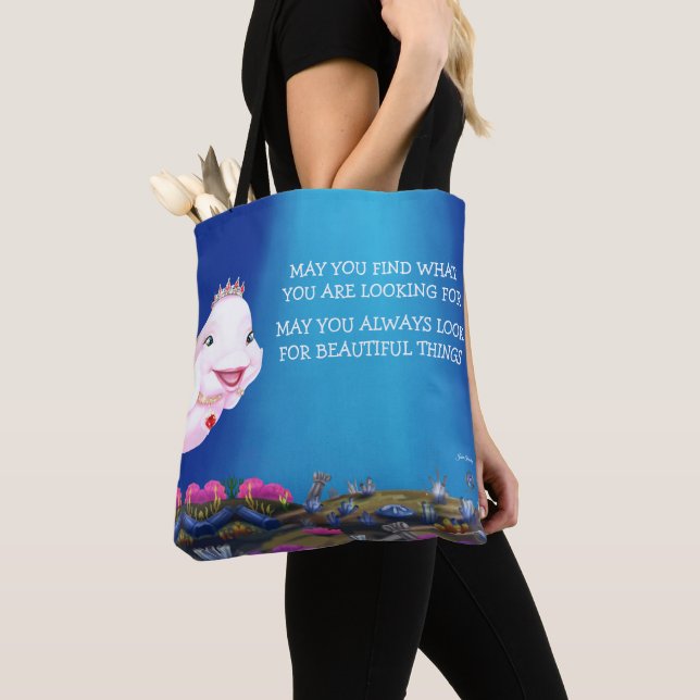 Tote Bag Fourre-tout Princess of Whales "Beautiful Things.. (De près)